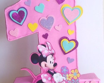 Minnie Mouse pinata Minnie mouse birthday party, minnie Mouse decorations Minnie Mouse party supplies first birthday Minnie Mouse