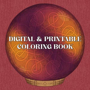Knots and Magic - Digital Coloring Page Collection