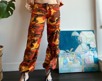 Orange Camo Pants - Etsy