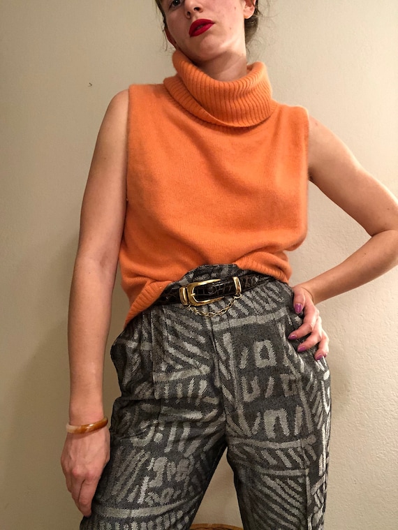 Abstract Tapered Leg Trouser