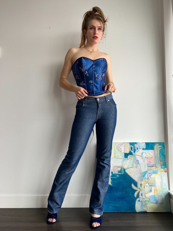 00s metallic guess jeans Gem