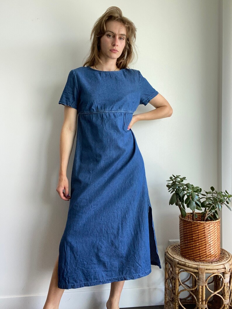 Vintage Denim Dress Market Dress / Extra-Small, Small