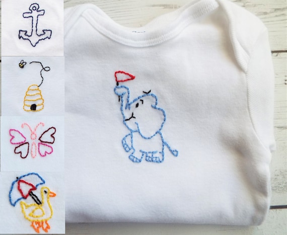 new born baby dress embroidery