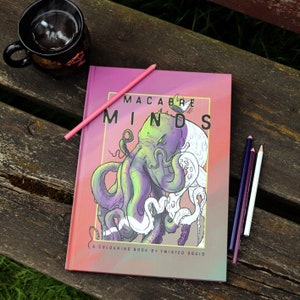 Macabre Minds Adult Colouring Book