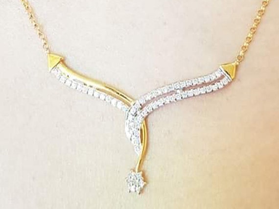Real diamond clearance necklace design