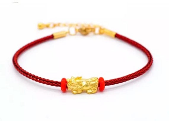 24k lucky cheap charm bracelet