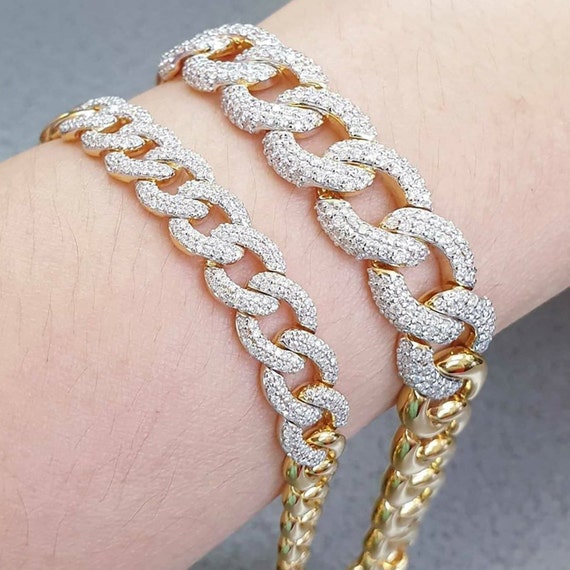 mens 9k gold bracelet
