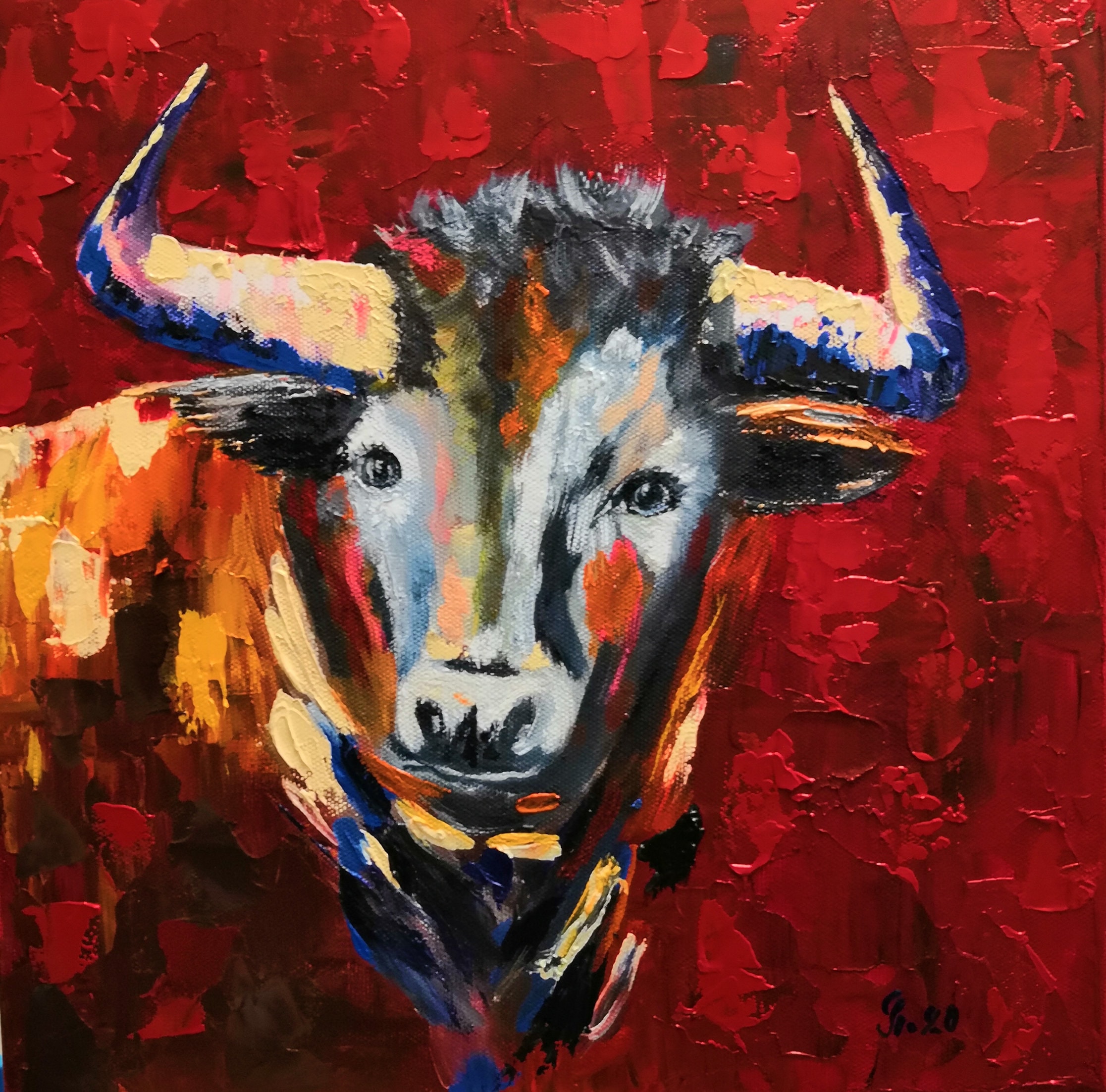 Gallery wall set canvas Farm animal painting 12 | Etsy