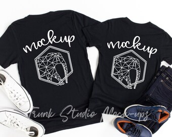 Tshirt Mockup Boy Models Stock Photo Bella Canvas Blue Shirt Etsy