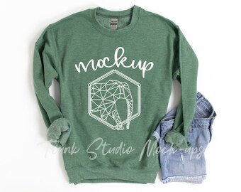 Fall Mockup Sweatshirt Mockup Gildan Mockup Heliconia Etsy