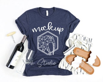 Heather Forest 3001 Shirt Mock Up Blank Shirt Mockup Svg Etsy