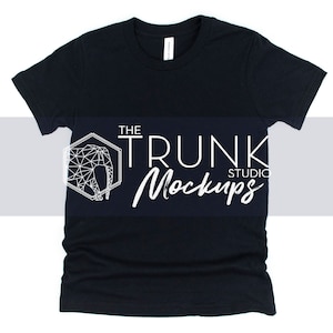 Bella Canvas 3001Y BLACK Shirt Mockup, 3001y Mockup Mockup, Kids Shirt Mockup, Girls and Boys Styled Mockup, Bella Canvas Mockup