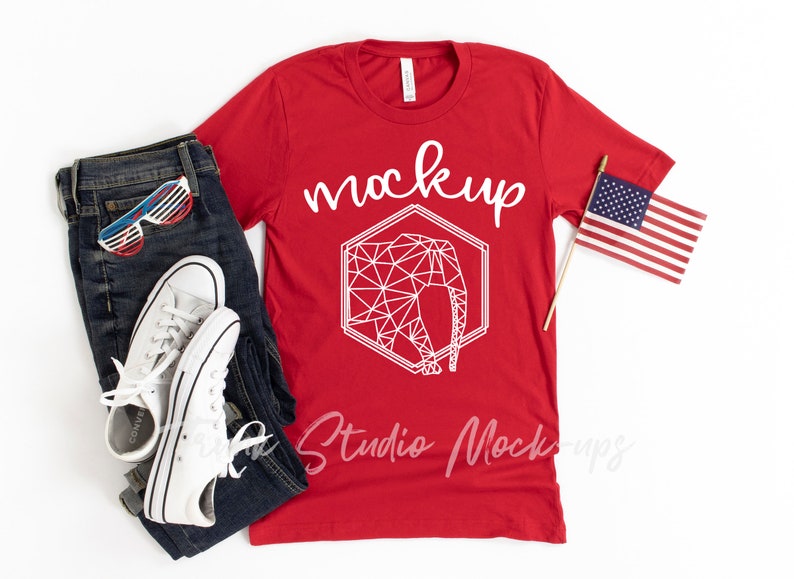 Blank T Shirt Mockup 4th Of July Shirt Mock Up Patriotic Svg Mockup Red Bella Canvas 3001 T Shirt Mock Up Red Bella Canvas Mockup Art Collectibles Photography Seasonalliving Com