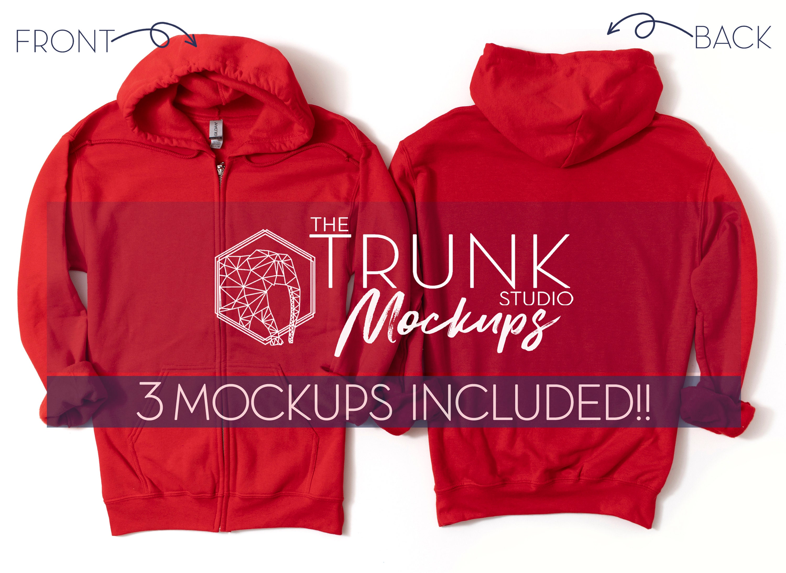 Red Zip up Hoodie Etsy Singapore