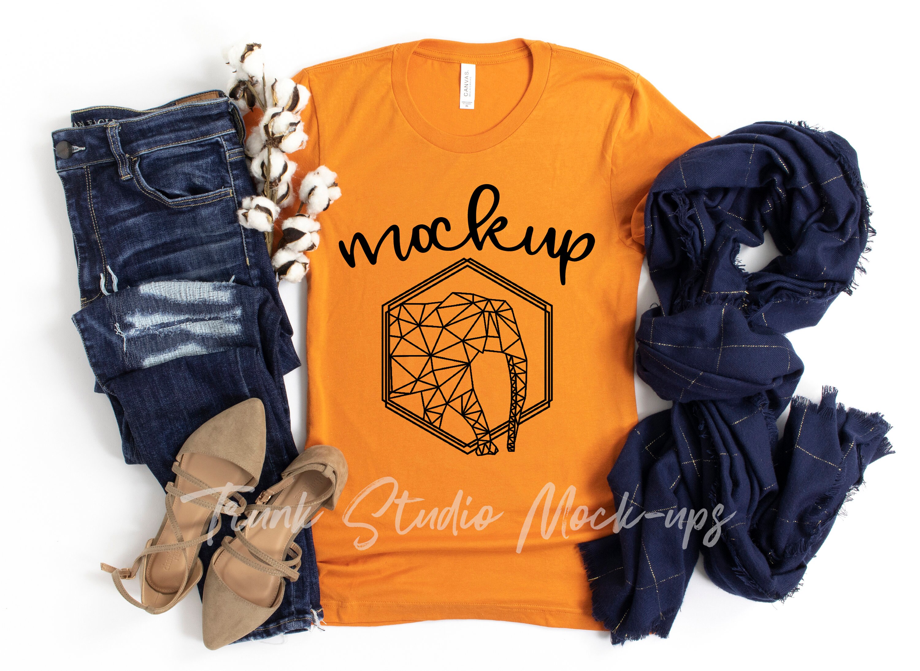burnt orange fall shirt
