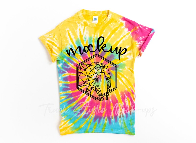 Download Tie Dye Aurora CD100 Mock Up Tie Dye Shirt Mock Up Tie Dye ...