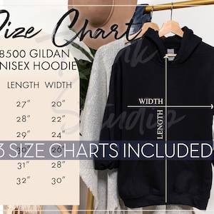 18500 SIZE CHART, Gildan 18500 Size Chart, Size Chart Gildan 18500, Hoodie Size Chart, Gildan Size Chart 18500, Size Chart for 18500
