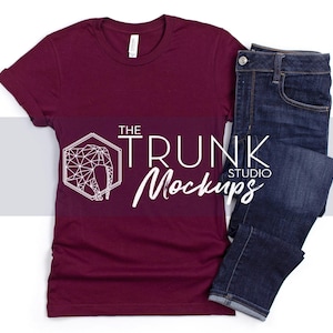 3001 MAROON Mockup, Maroon Shirt Mockup, Bella Canvas Maroon Mockup, 3001 Mockup Maroon, Maroon 3001 Mockup, 3001 Tshirt Mockup