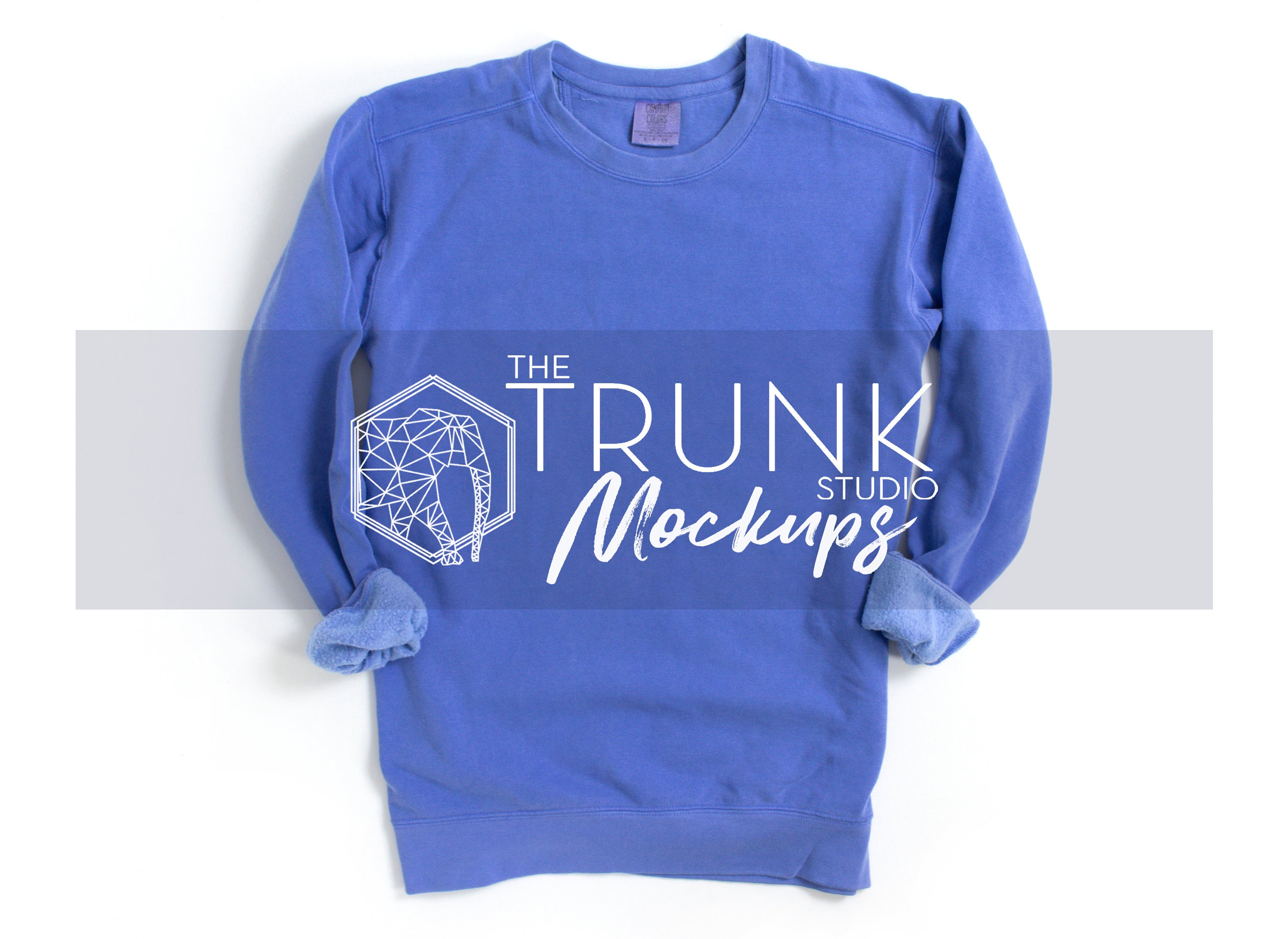 flo blue comfort colors sweatshirt
