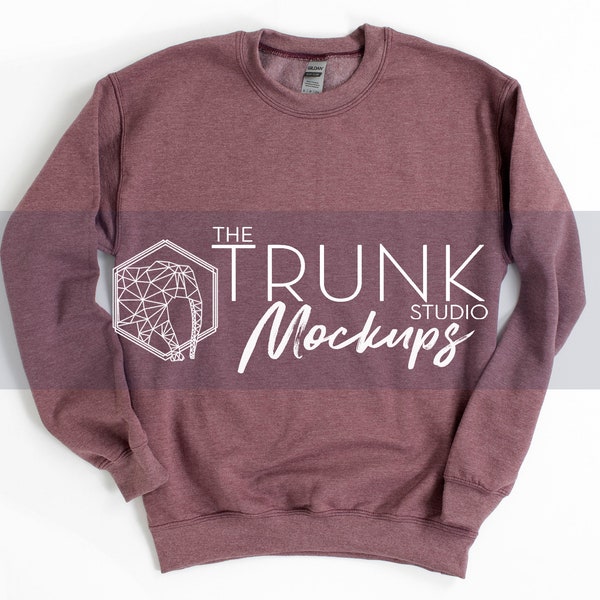 Gildan Unisex Athletic Sweatshirt - Heather Sport Dark Maroon Medium