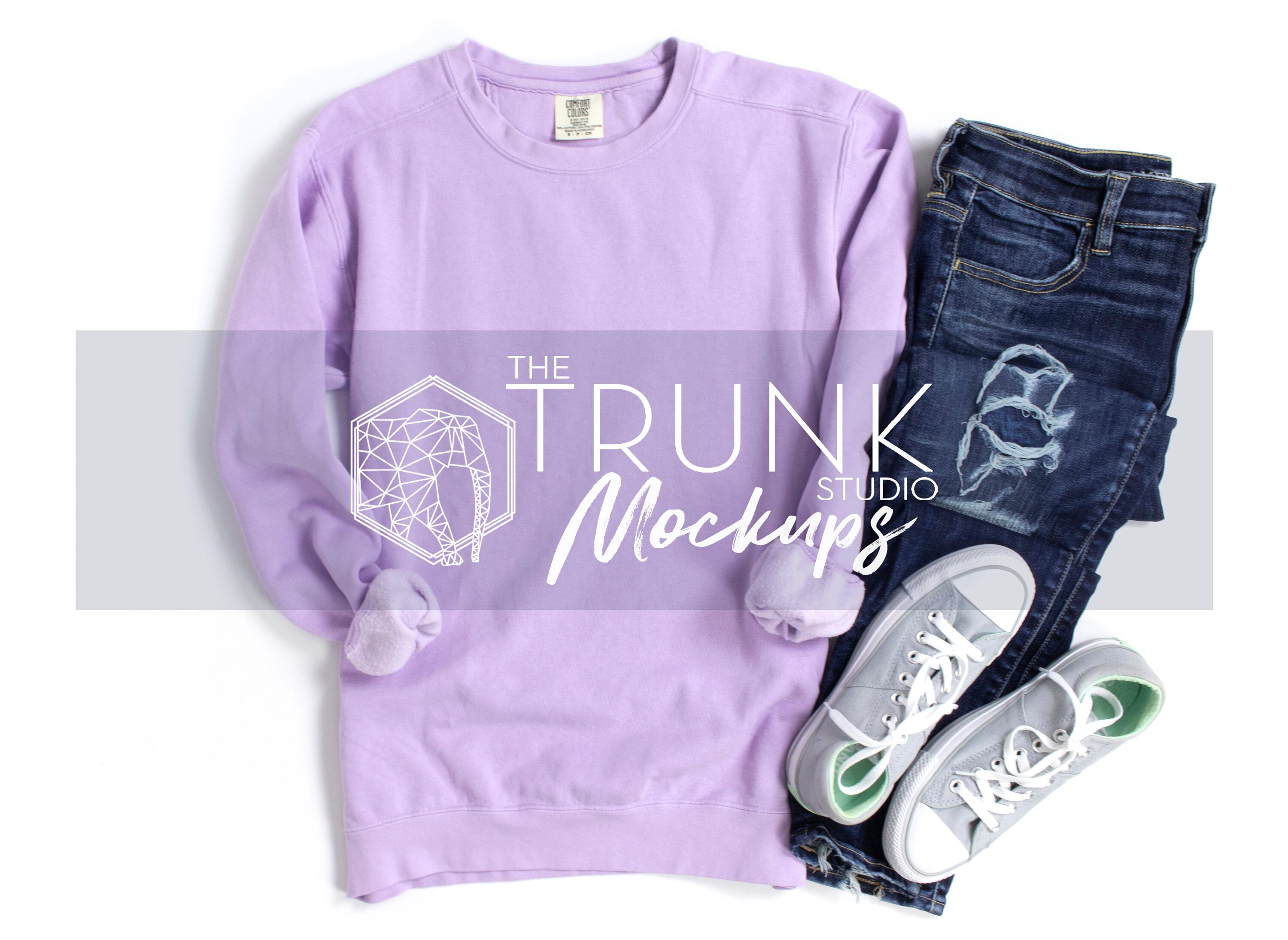 Orchid Comfort Colors 1566 Mock-up 1566 Sweatshirt Mock - Etsy UK