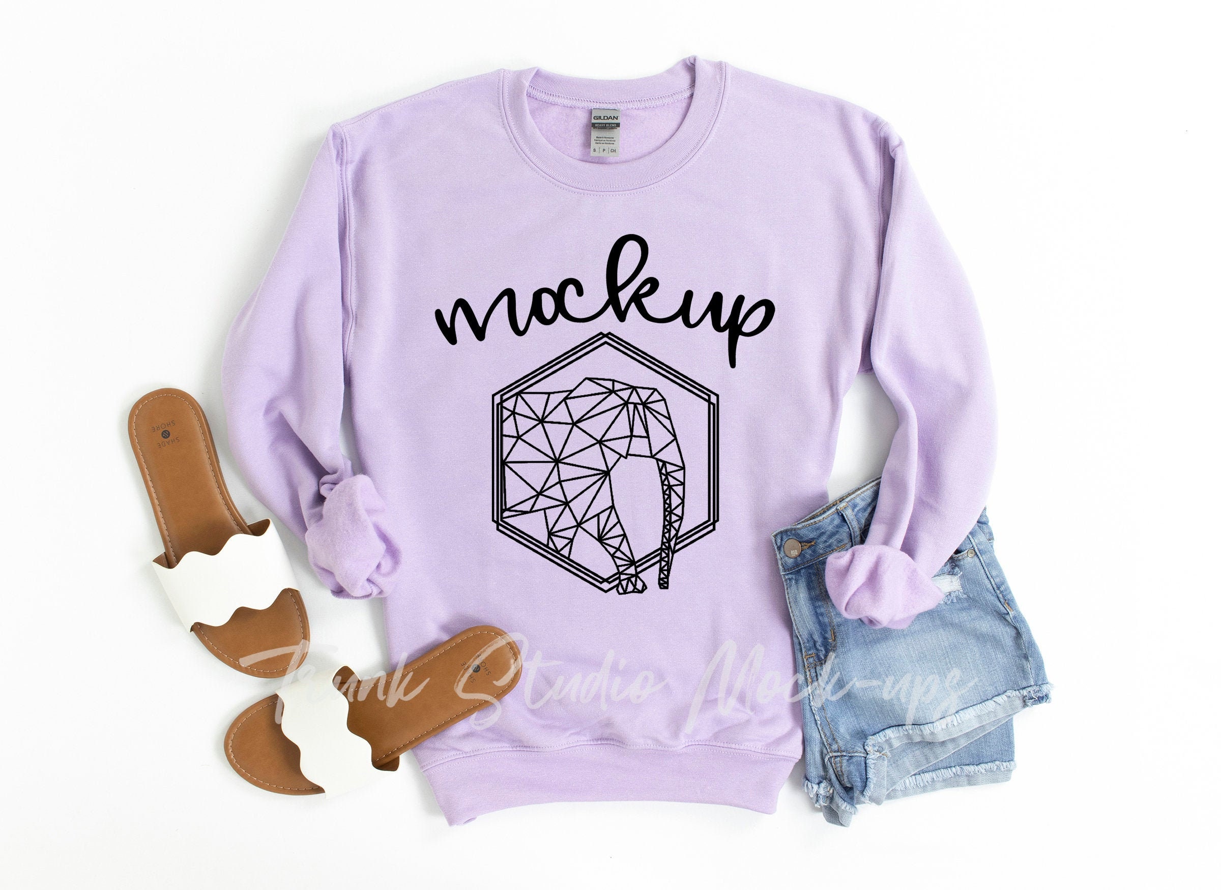 18000 Orchid Mockup 18000 Mockup 18000 Gildan Sweatshirt Etsy Singapore