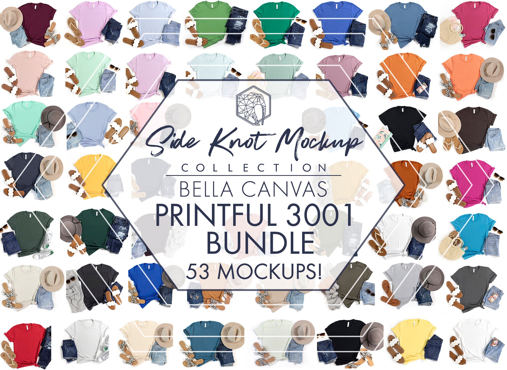 3001 MOCKUP BUNDLE, Bella Canvas 3001 Mockup Bundle, Printful Mockups, Bella Canvas Mockup Bundle, 3001 Mock Up, Tshirt Mockup Bundle