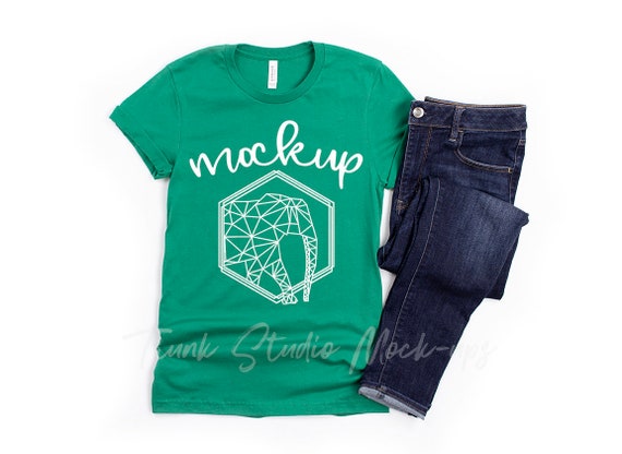 Kelly Bella Canvas 3001 Mockup Unisex Shirt Mockup Kelly Etsy