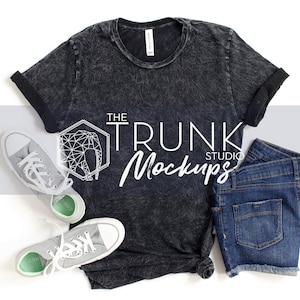 3650 Black Mineral Wash Mockup, Black Mineral Wash Mockup, Bella Canvas 3650 Mockup, 3650 Mockups, 3650 Mockup Black Mineral Wash