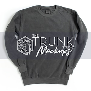 Comfort Colors 1566 PEPPER Mockup, Pepper 1566 Sweatshirt Mockup, Comfort Colors Sweatshirt Mockup, Comfort Colors Pepper Mockup