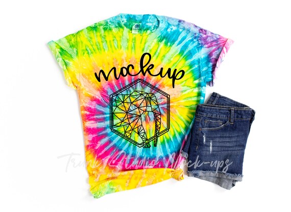 mardi gras tie dye shirt