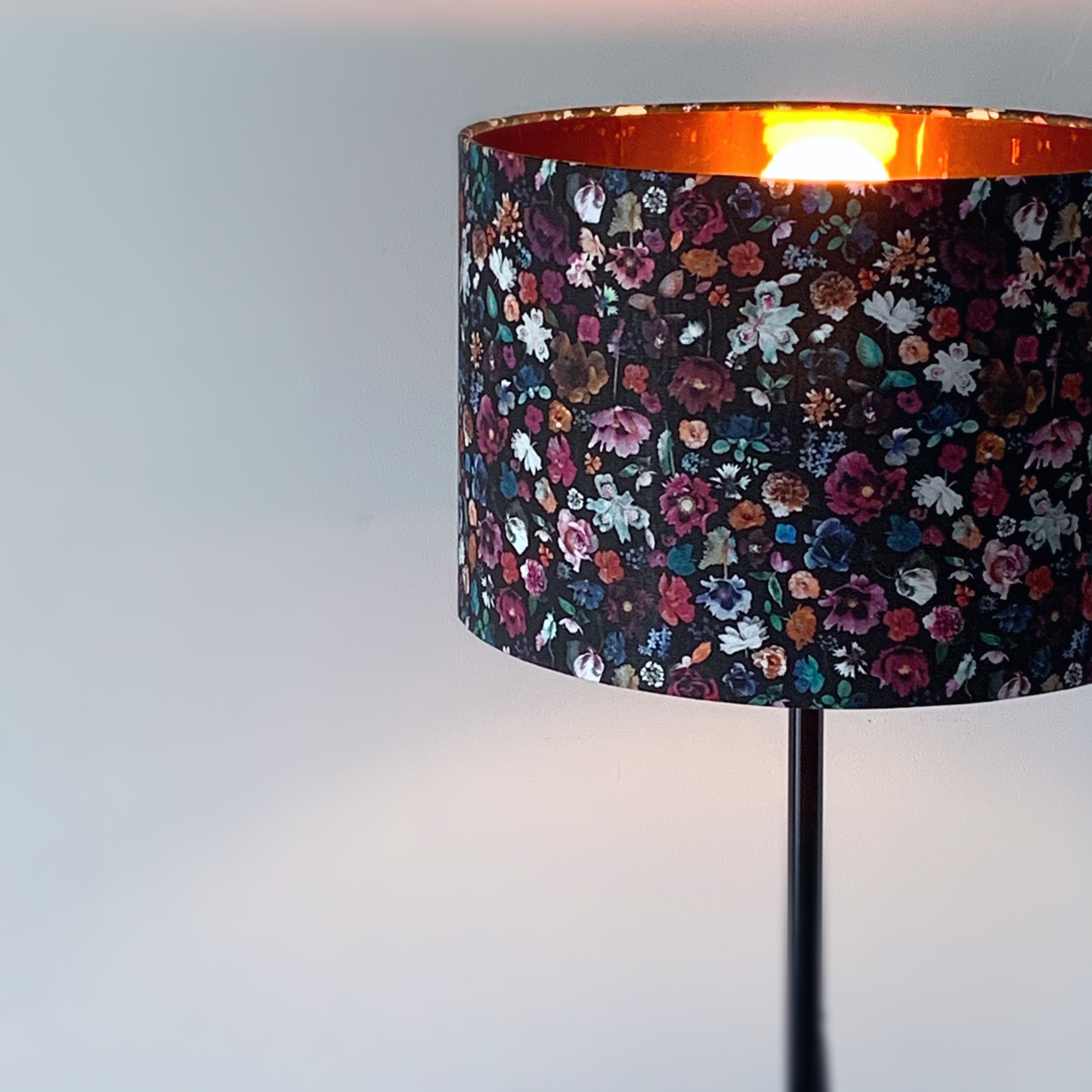 Lampshade Drum Lampshade in Floral Liberty London Fabric with Etsy