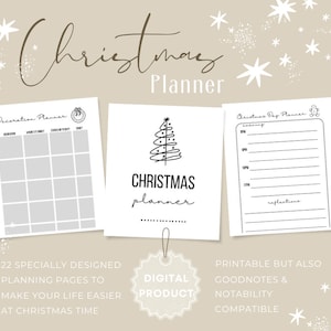 The Ultimate Printable Black & White Christmas Planner