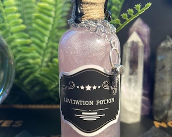 apothecary bottles, Levitation Potion, Home  decor, Fantasy, magic potions, goblincore, gothic, Witchy, fairy