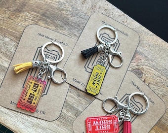 Keyrings, Funny, horror, handmade, Key chains, witchy, spooky, small gifts, whimsical, gothic
