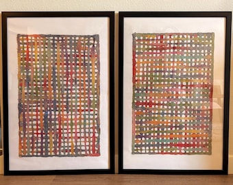 Authentic Mexican Amate Bark Paper Art | Handmade Otomi Wall Art from San Pablito Puebla | Colorful Woven Textile Art | One of a Kind