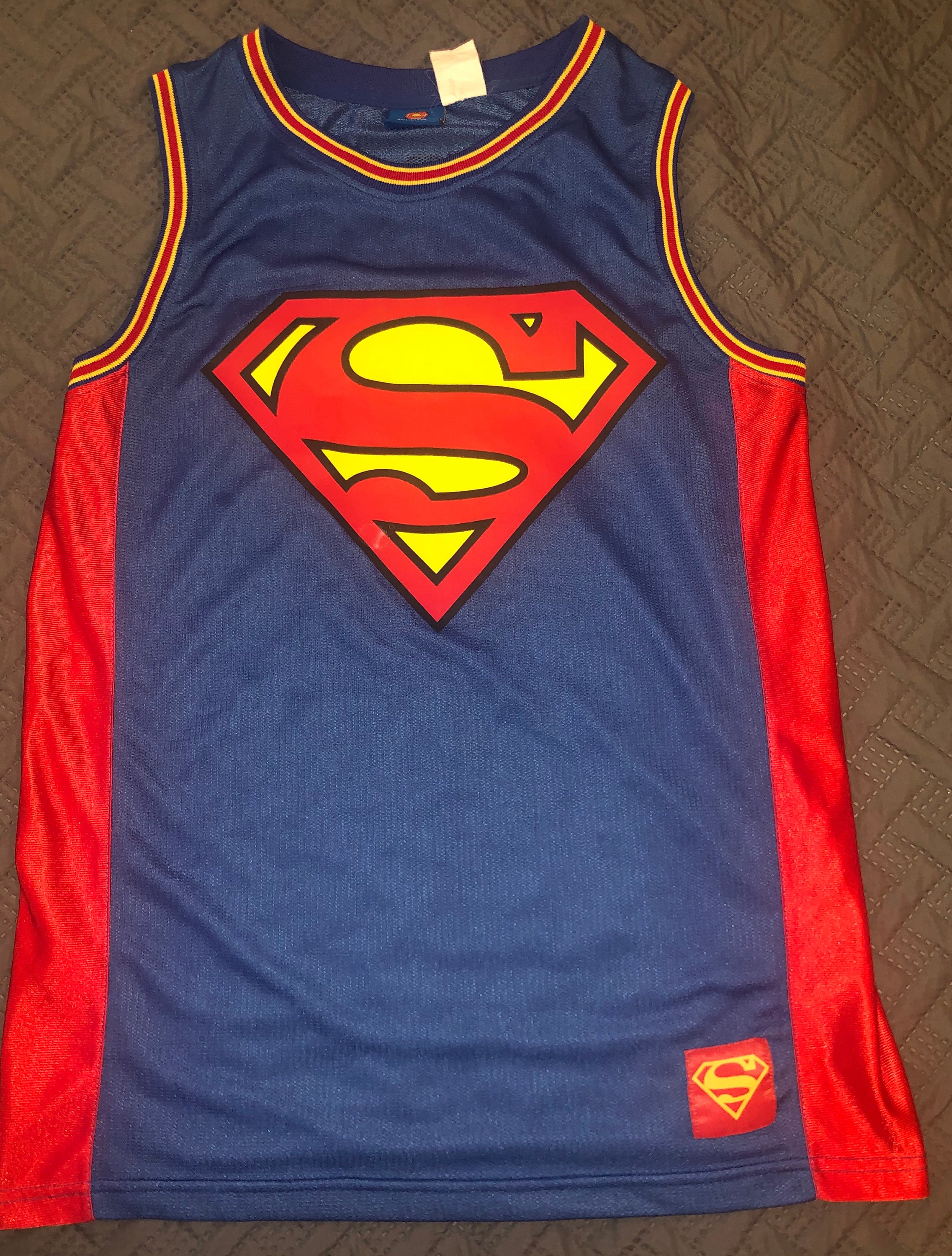 Vintage Superman Basketball Jersey Free Shipping Etsy