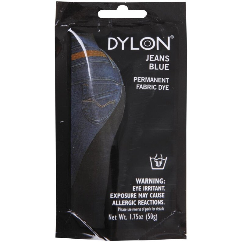 Dylon Permanent Hand Fabric Dye 50g Choose Colour Etsy
