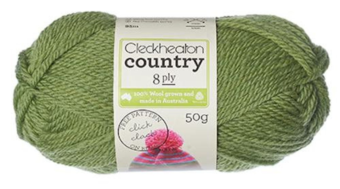 Cleckheaton 50g country 8-ply 100% Wool Yarn 