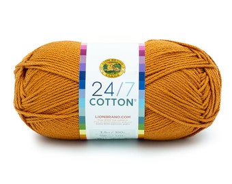 Lion Brand 100g "24/7 Cotton" 10-Ply Cotton Yarn