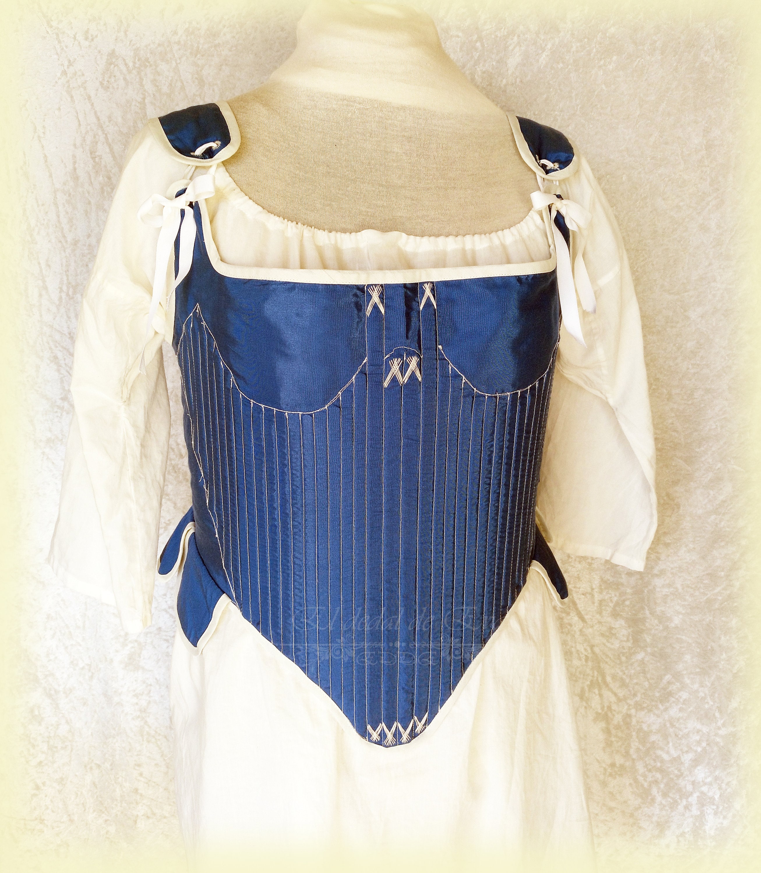 Italian Renaissance Dress, 16th Century Corset Dress Made to Order