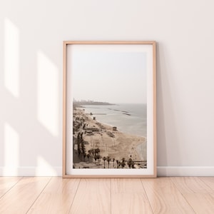 Tel Oriental Strand Druck, druckbare Kunst, Israel Landschaft, digitale Wandbild, Sommer Poster, Meer Strand Ozean Fotografie, Dekor