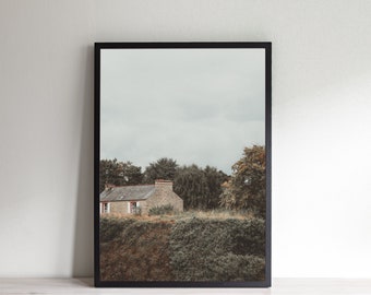 France Wall Art Village Photography Print of Brittany Countryside Cottage Original Printable Wall Print Decor