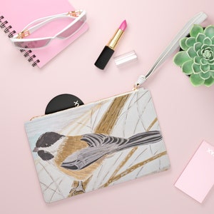 Cartera con diseño de pájaros