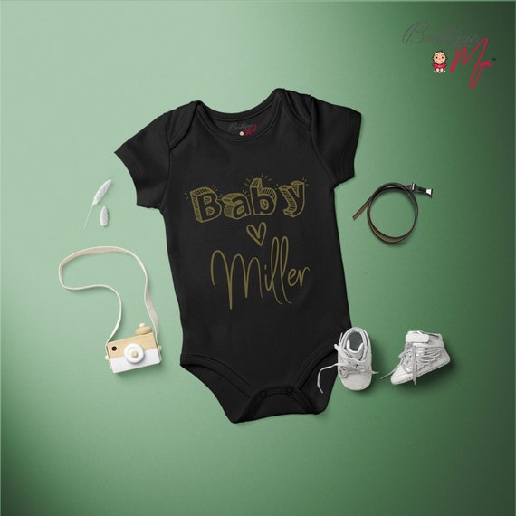 etsy personalised baby grow