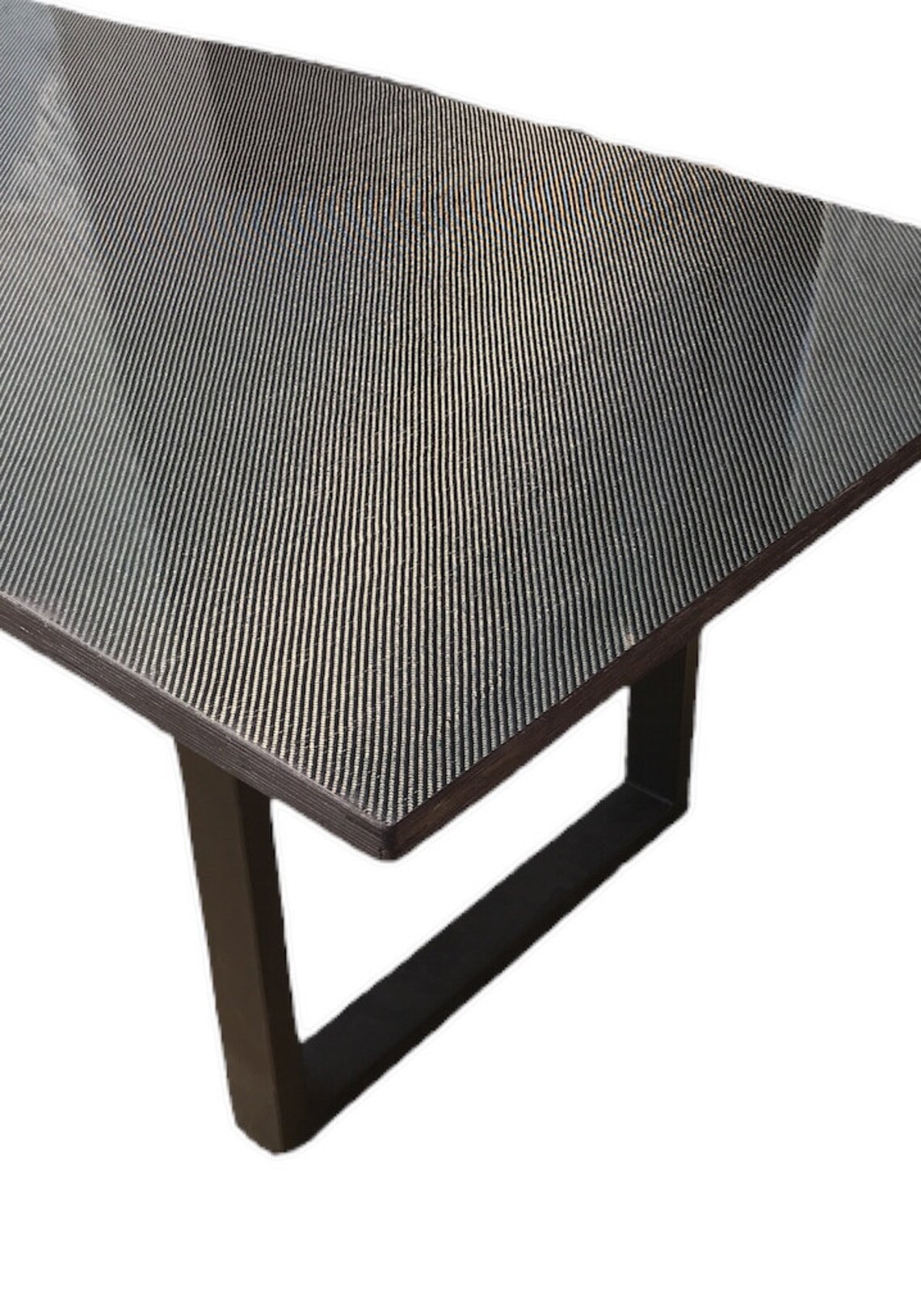 Carbon Fibre Dining Table with Square Steel Legs Etsy