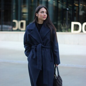 Dark blue coat best sale
