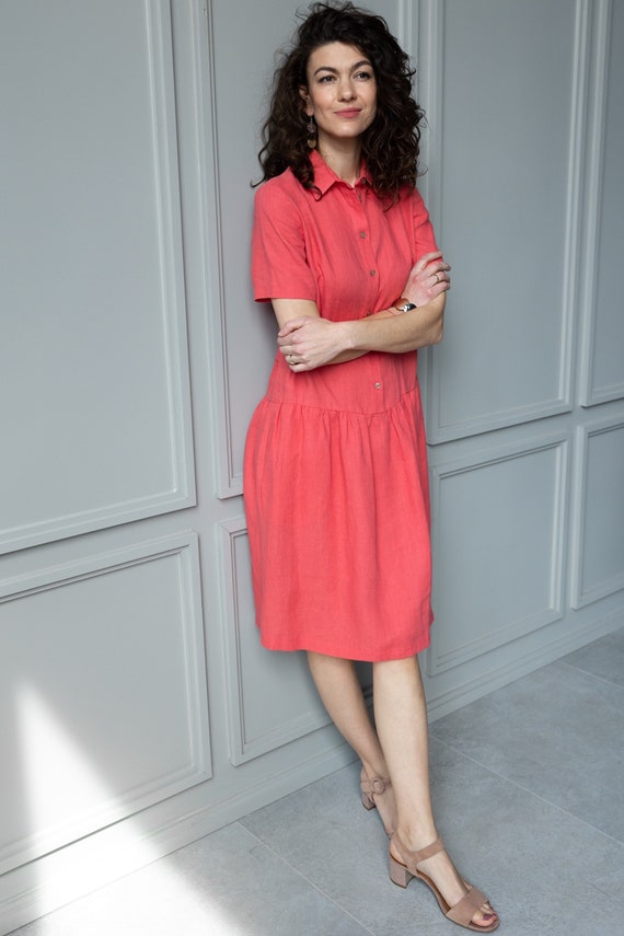 Linen Shirt Dress Midi, Linen Clothing, Button Up Shirt Dress, Boho Clothing, Collared Dress, Summer Dress, Womens Clothing, Louisa Dress Linen Shirt Dress Midi, Linen Clothing, Button Up Shirt Dress, Boho Clothing, Collared Dress, Summer Dress, Womens Clothing, Louisa Dress