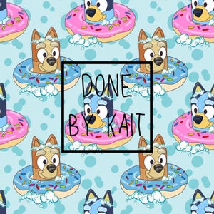 DOGGY BATH PARTY - Seamless Digital Pattern
