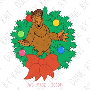 ALF WREATH - Christmas | png | image only